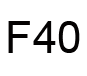 Код ошибки F40